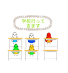 モノクロインコ14（個別スタンプ：2）