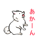 白犬たち（京風ふわふわ）（個別スタンプ：24）