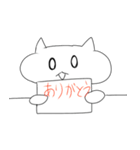 ハム子の看板で語るスタンプ（個別スタンプ：4）