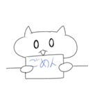 ハム子の看板で語るスタンプ（個別スタンプ：5）