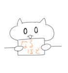 ハム子の看板で語るスタンプ（個別スタンプ：23）