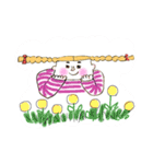 三つ編み女子スタンプ2braid girl stamp2（個別スタンプ：40）