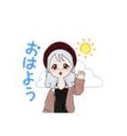 白ナナ©スタンプ（個別スタンプ：5）