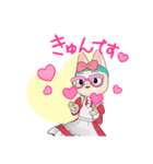 ベジ猫のあいさつスタンプ（個別スタンプ：6）