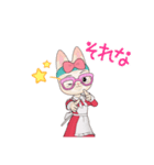 ベジ猫のあいさつスタンプ（個別スタンプ：15）
