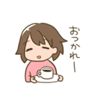 なまけ女子の日常（個別スタンプ：3）
