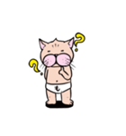 ねこのもんす 感情スタンプ（個別スタンプ：1）