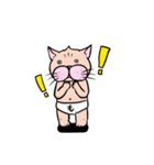 ねこのもんす 感情スタンプ（個別スタンプ：2）