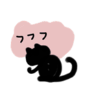 クロネコですが何か（個別スタンプ：34）