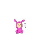 うさぎさんだよ〜♪（個別スタンプ：3）