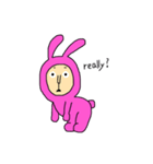 うさぎさんだよ〜♪（個別スタンプ：21）