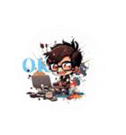 デスクワーク（個別スタンプ：1）