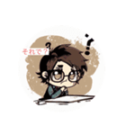 デスクワーク（個別スタンプ：4）