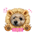 トイプードルリオン（個別スタンプ：16）