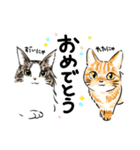 毎日送りたい！猫ちゃんスタンプ（個別スタンプ：18）