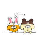 LINE FRIENDS × 2匹の犬（個別スタンプ：12）