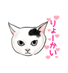 猫の絵スタンプ。②（個別スタンプ：3）