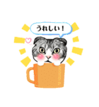 猫の絵スタンプ。②（個別スタンプ：11）