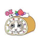 猫の絵スタンプ。②（個別スタンプ：33）