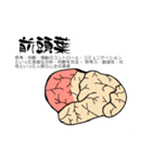 脳-brain-(大脳皮質)（個別スタンプ：15）