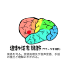 脳-brain-(大脳皮質)（個別スタンプ：21）