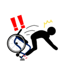 車椅子の人2（個別スタンプ：15）