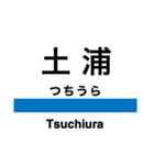 常磐線2(取手-広野)の駅名スタンプ（個別スタンプ：7）