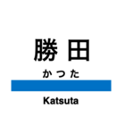 常磐線2(取手-広野)の駅名スタンプ（個別スタンプ：18）