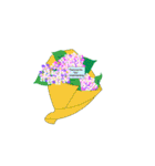 花 言葉 スタンプ（改良版）（個別スタンプ：4）