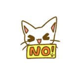 吹き出しとねこちゃん（個別スタンプ：12）