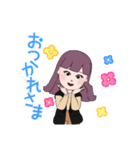 minaちゃんって名前っぽい女の子（個別スタンプ：4）
