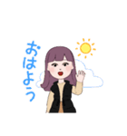 minaちゃんって名前っぽい女の子（個別スタンプ：5）