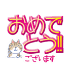 やさぐれ猫の日常スタンプ（でか文字ver,）（個別スタンプ：20）