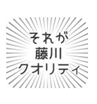 藤川生活（個別スタンプ：20）