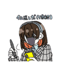 ゆるい自画像シリーズ 限界オタク編2（個別スタンプ：6）