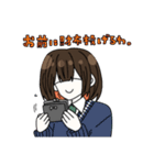 ゆるい自画像シリーズ 限界オタク編2（個別スタンプ：7）