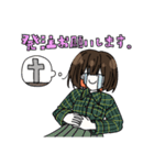 ゆるい自画像シリーズ 限界オタク編2（個別スタンプ：8）