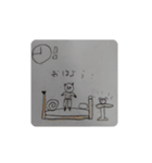かほの手書きメッセージ（個別スタンプ：6）