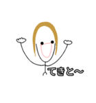 おチビ金髪の日常（個別スタンプ：34）