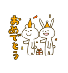 どうも！うさぎとくまです（個別スタンプ：9）