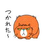 Junsの無愛想ねこの春（個別スタンプ：21）