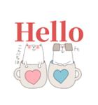 わんにゃんペアスタンプ（個別スタンプ：4）