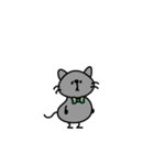 へんてこなねこの文字なし（個別スタンプ：3）