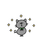 へんてこなねこの文字なし（個別スタンプ：7）