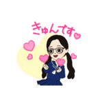 【LINEアバター】真面目ちゃん（個別スタンプ：6）