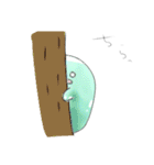ゆるっとしたスライム2（個別スタンプ：1）