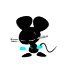 Shadow mouse light up！（個別スタンプ：8）