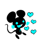 Shadow mouse light up！（個別スタンプ：32）
