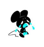 Shadow mouse light up！（個別スタンプ：34）