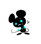 Shadow mouse light up！（個別スタンプ：35）